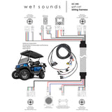 Sistema de Arnés para Carro de Golf Wet Sounds GC-H4S - Audioshop México lo mejor en Car Audio en México -  Wet Sounds