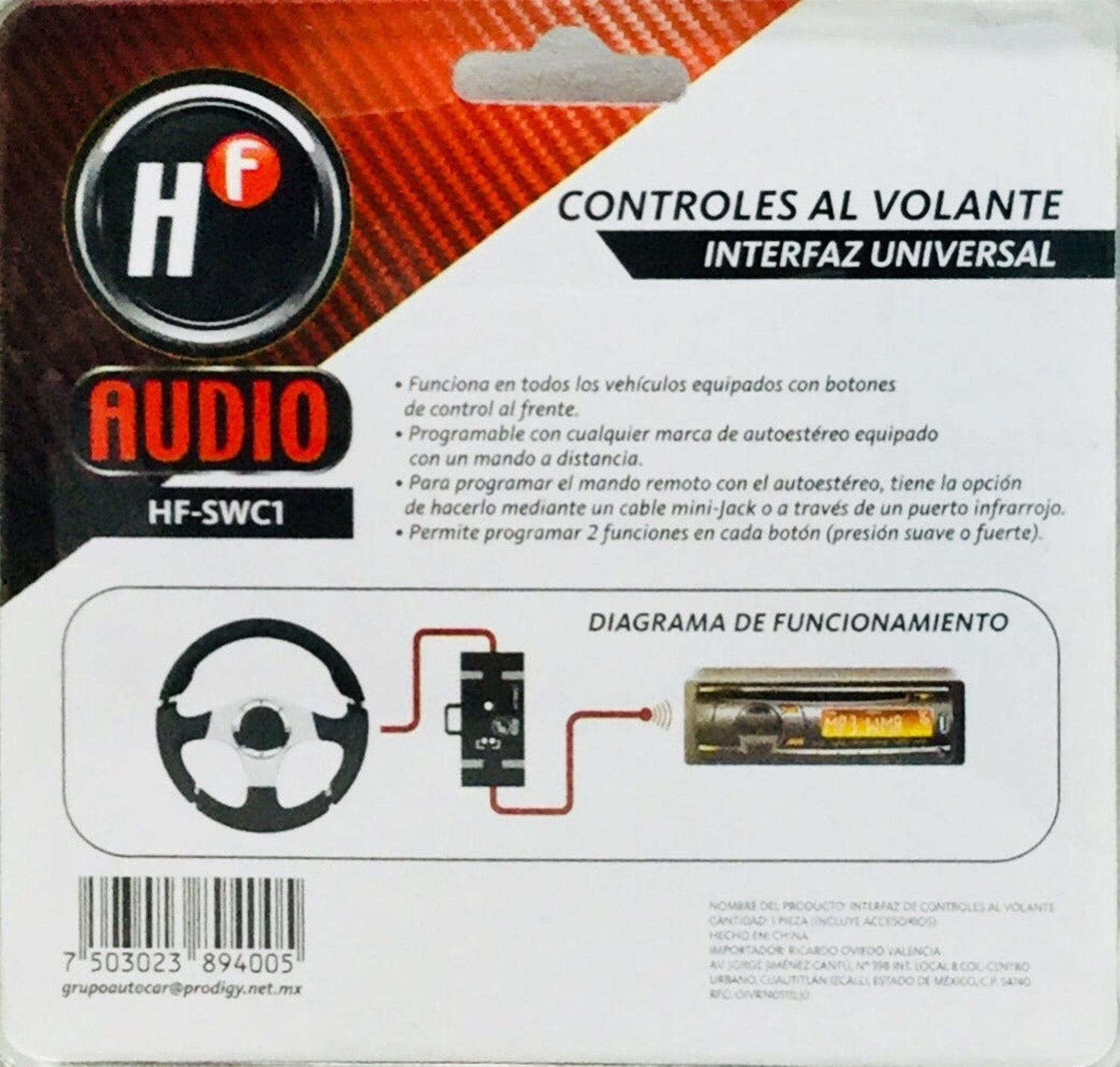 Interfaz Interface Universal Para Controles De Volante Funciona Con Cualquier Vehículo Y Estereo Mar - Audioshop México lo mejor en Car Audio en México -  HF Audio