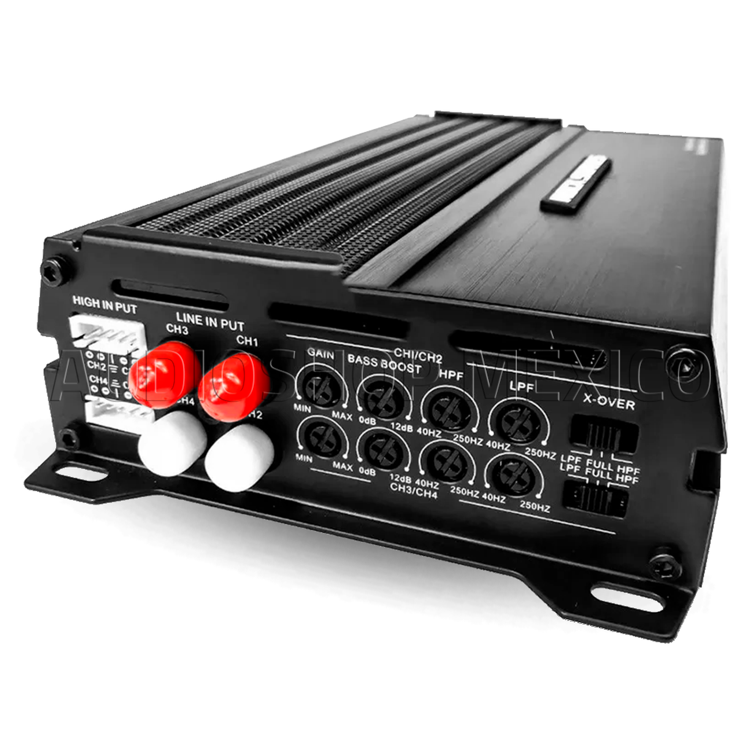 Mini Amplificador Full-Range 4 Canales Rock Series RKS-P800.4DM 880 Watts  Clase D