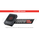 Subwoofer Amplificado Plano Nakamichi NBF10.0A 1500 Watts 10 Pulgadas 2 Ohms con Controlador de Bajo - Audioshop México lo mejor en Car Audio en México -  Nakamichi