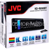 Autoestéreo 1 DIN JVC KD-R890BT Compatible Para Android Y iPhone - Audioshop México lo mejor en Car Audio en México -  JVC