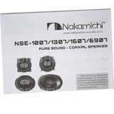 Bocinas Coaxiales para Auto Nakamichi NSE1607 400 Watts 6 Pulgadas 4 Ohms 2 Vías NSE Series - Audioshop México lo mejor en Car Audio en México -  Nakamichi