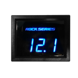 Voltímetro Digital Rectangular Rock Series DV300 Pantalla Digital Azul