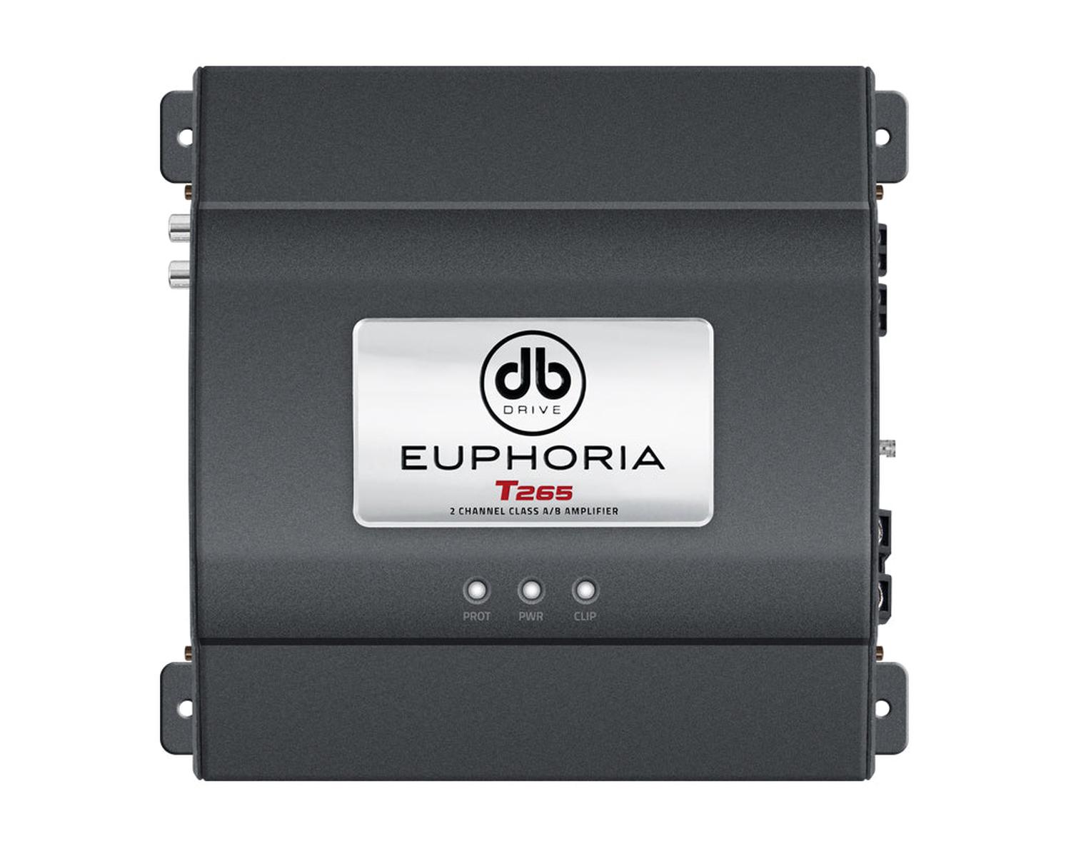 Amplificador 2 Canales Euphoria Audio T265 260 Watts Clase AB - Audioshop México lo mejor en Car Audio en México -  Euphoria Audio
