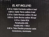 Kit de Instalación Treo TR-KIT4 Calibre 4 AWG 100% Cobre Libre de oxígeno - Audioshop México lo mejor en Car Audio en México -  Treo