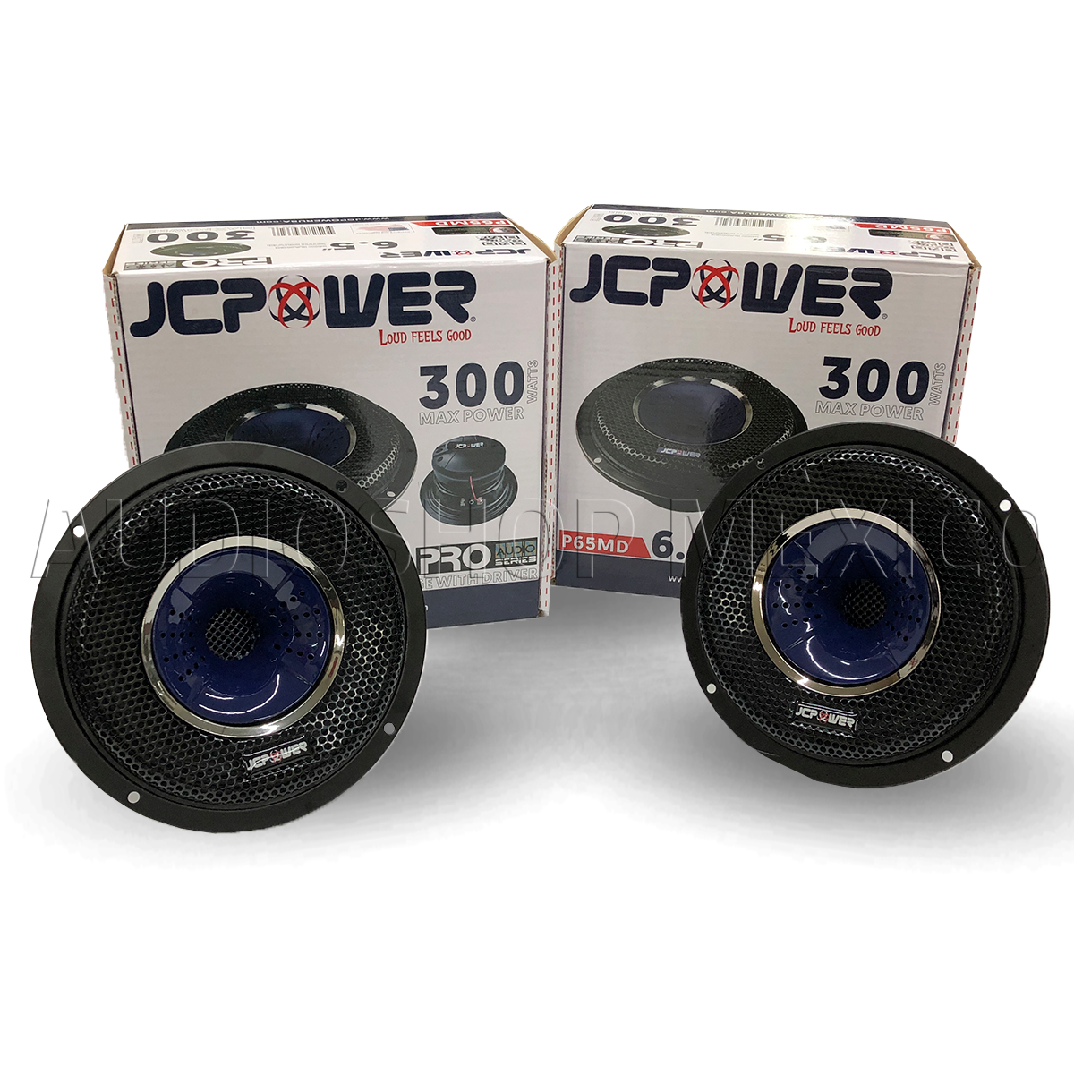 Jc Power Rps65m Medios Rangos + Driver JC Power P65MD 300 Watts 6.5 Pulgadas 4 Ohms 15 ...