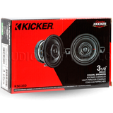 Bocinas Coaxiales Kicker KSC350 100 Watts 3.5 Pulgadas 4 Ohms 50 Watts RMS 2 Vías - Audioshop México lo mejor en Car Audio en México -  Kicker
