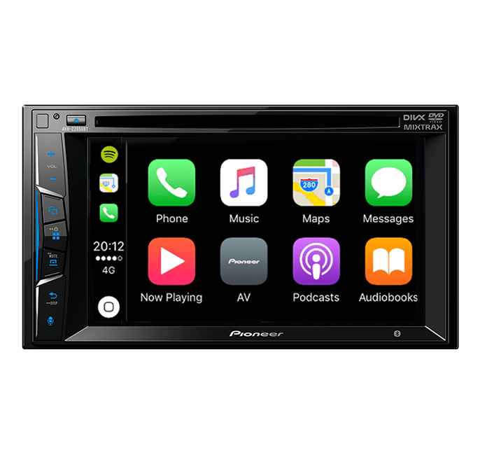 Autoestéreo Pantalla 2 DIN Pioneer AVH-Z2050BT Bluetooth Car Play Full HD Salidas RCA - Audioshop México lo mejor en Car Audio en México -  Pioneer