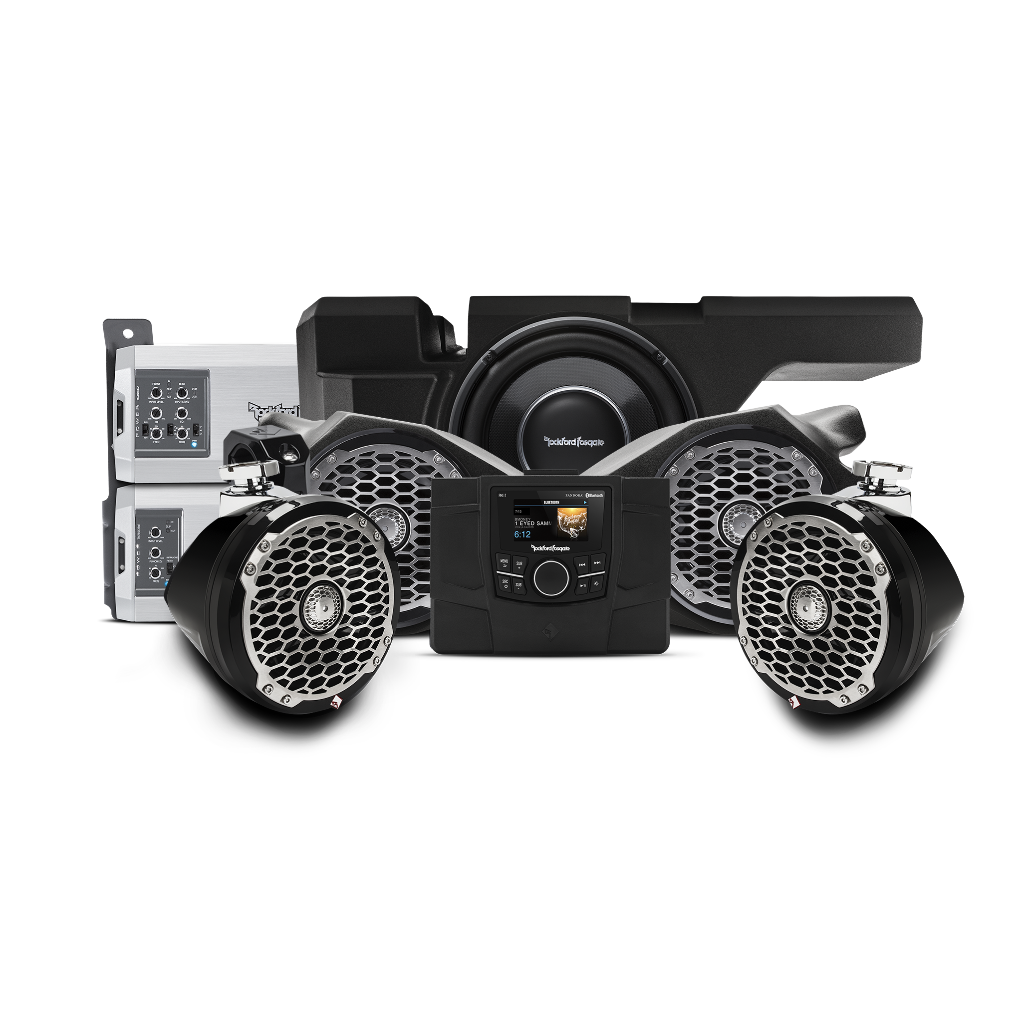 Equipo completo de audio marino para RZR Rockford Fosgate RZR-STAGE5 - Audioshop México lo mejor en Car Audio en México -  Rockford Fosgate