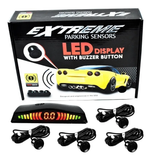 Sensor De Reversa Universal 4 Puntos Negro Display Extreme - Audioshop México lo mejor en Car Audio en México -  Extreme