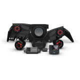 Equipo completo para Maverick X3 Turbo Rockford Fosgate X317-STG4 PMX-2 800 Watts Bocinas frontales y traseras